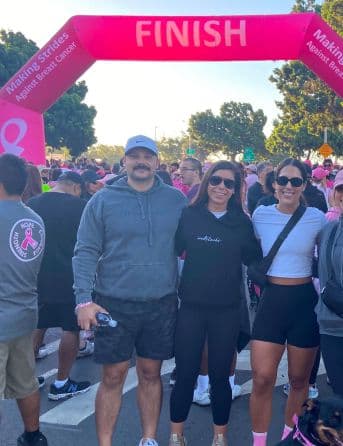 Webstacks team at the Breast Cancer Awareness 5K